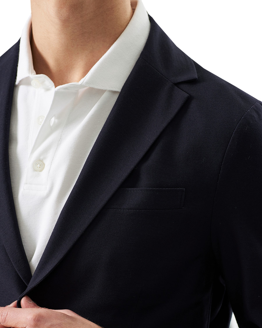 Herren | Sakkos | Harris Wharf London | Cotton Twill Blazer Dark Blue
