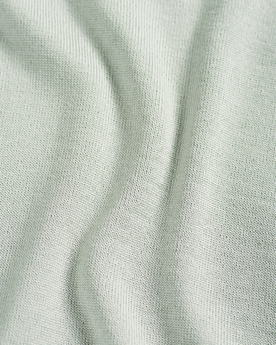 Herren | Pullover | Stenströms | Merino Half Zip Pistachio