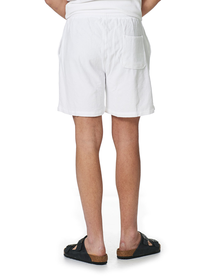 Herren | Shorts | Stenströms | Towelling Cotton Shorts White