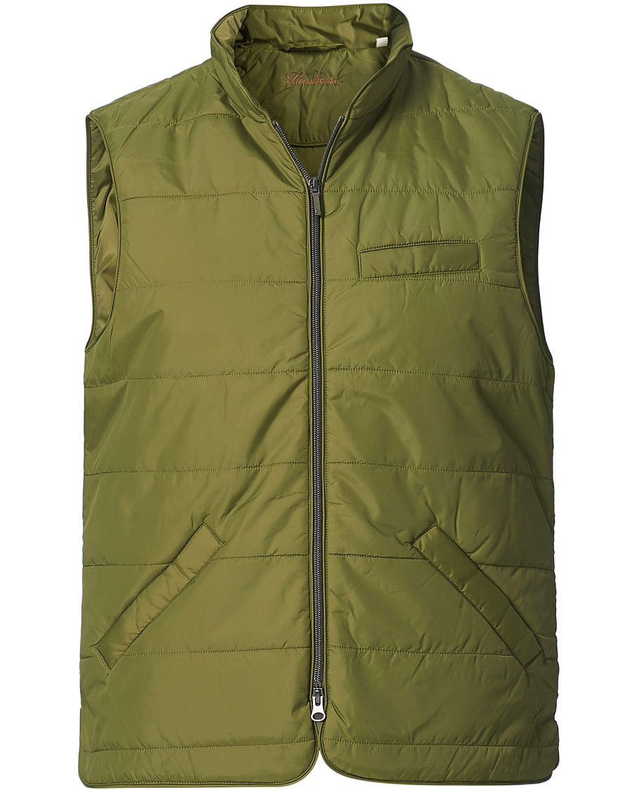 Herren | Jacken | Stenströms | Nylon Vest Green