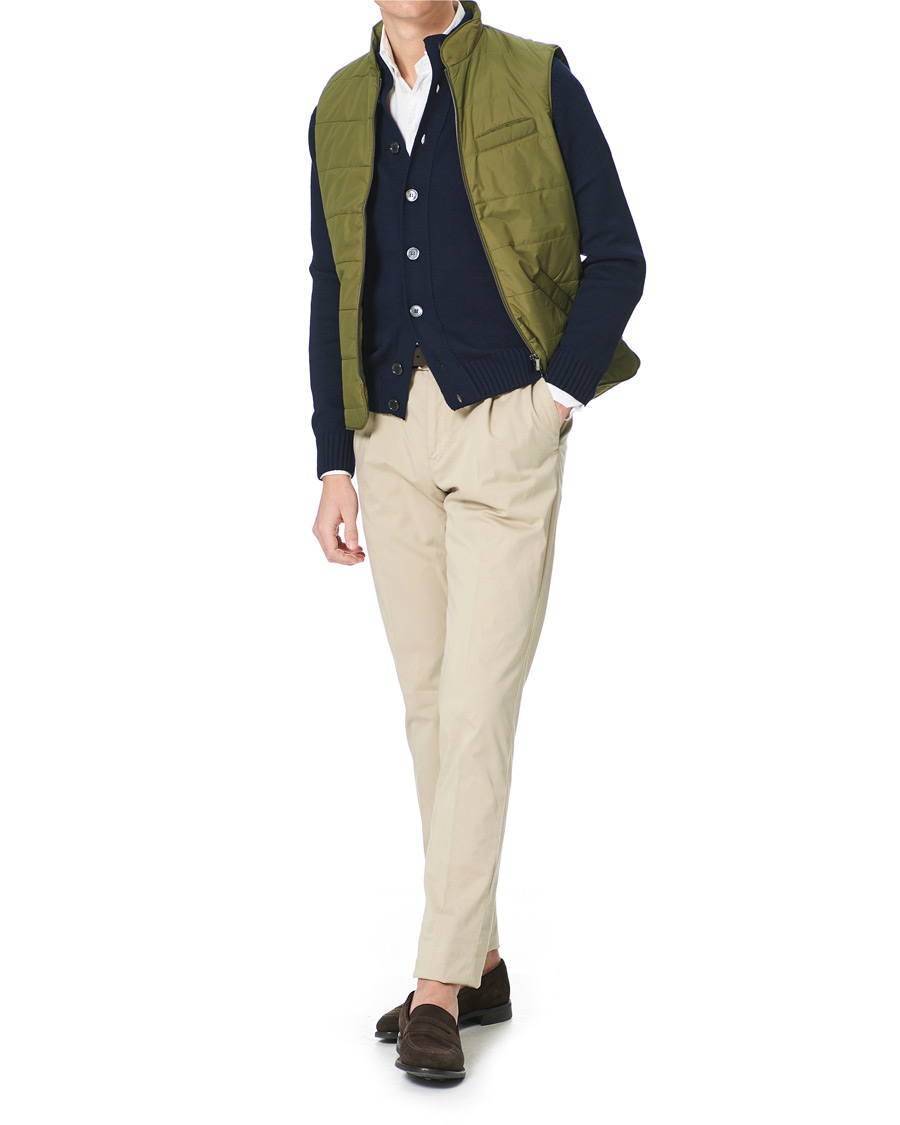 Herren | Jacken | Stenströms | Nylon Vest Green