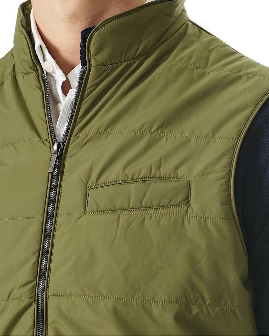 Herren | Jacken | Stenströms | Nylon Vest Green