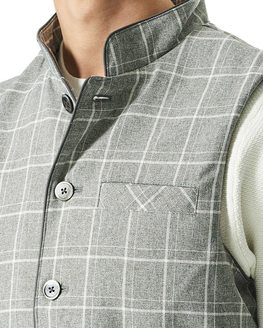 Herren | Jacken | Stenströms | Quilted Light Padded Vest Grey