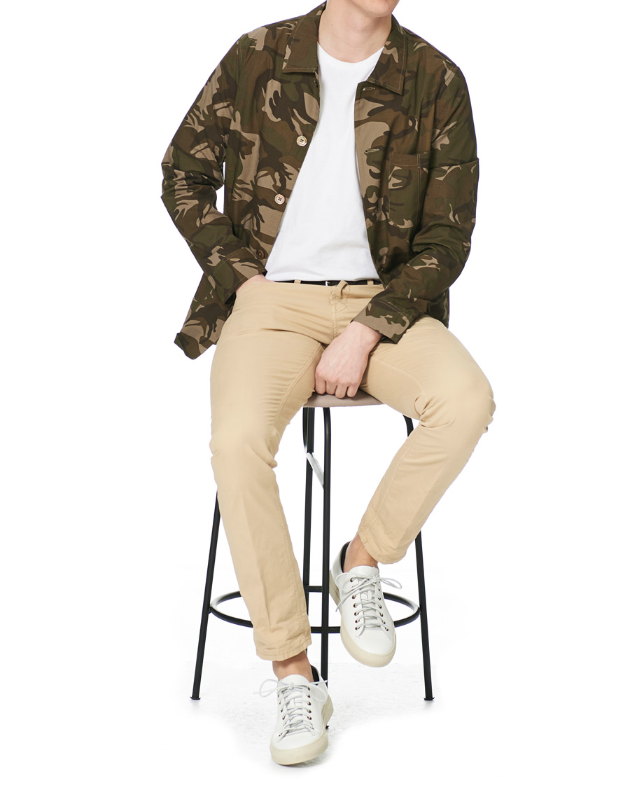 Herren | Hemden | Stenströms | Cotton Overshirt Camo