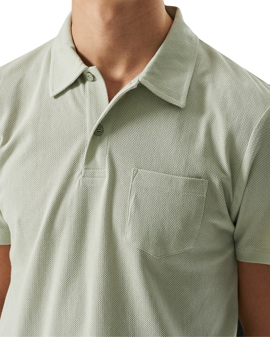 Herren | Poloshirts | Sunspel | Riviera Polo Shirt Pistachio