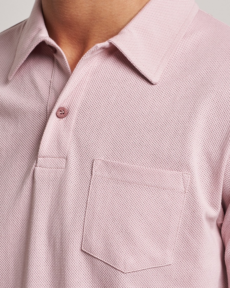 Herren | Poloshirts | Sunspel | Riviera Polo Shirt Shell Pink