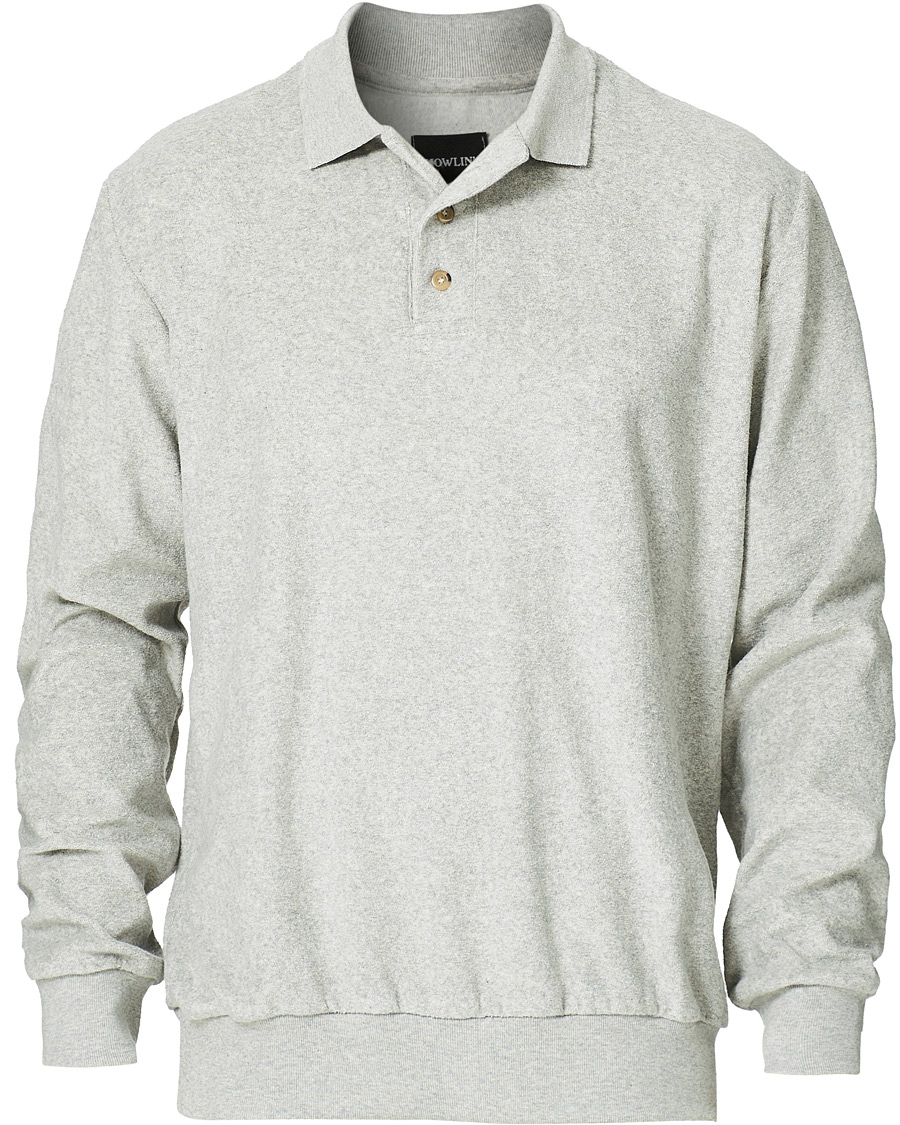 Herren | Pullover | Howlin' | Long Sleeve Terry Polo Grey