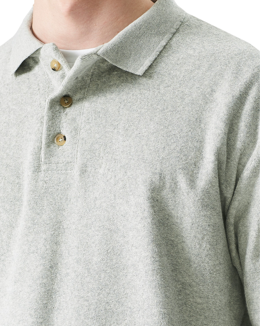 Herren | Pullover | Howlin' | Long Sleeve Terry Polo Grey
