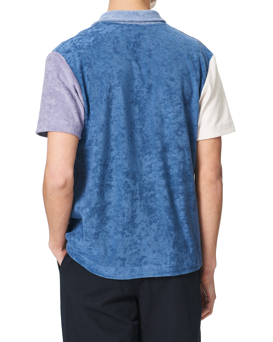 Herren | Hemden | Howlin' | Short Sleeve Color Block Terry Shirt Blueprint