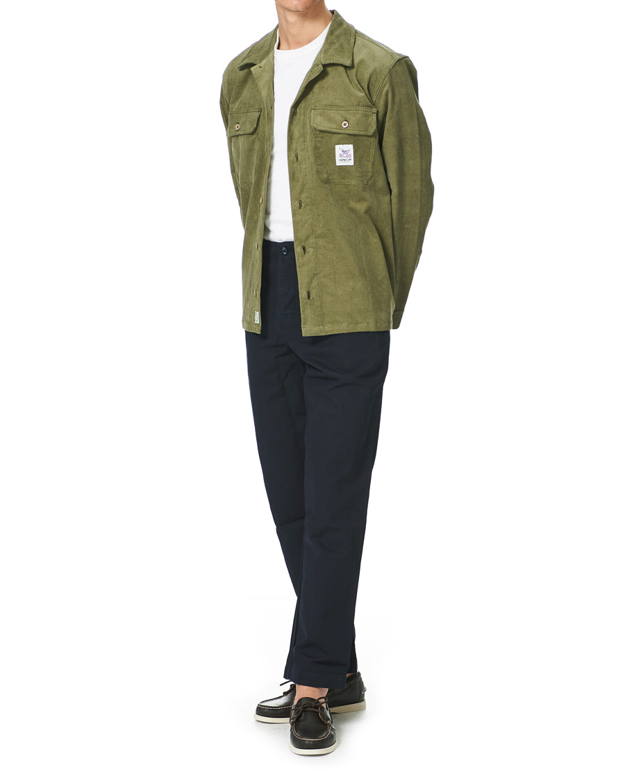 Herren | Hemden | Howlin' | Summer Cord Pocket Overshirt Green