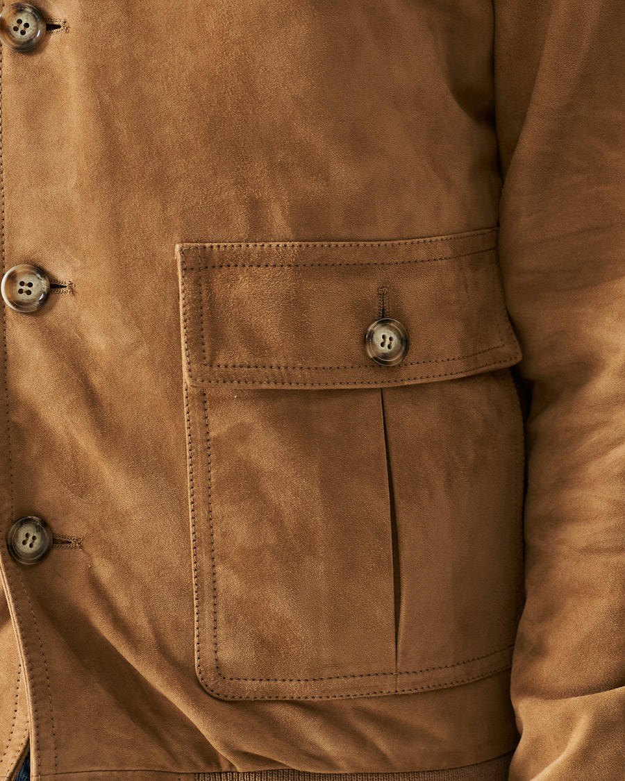 Herren | Jacken | Valstar | Valstarino Suede Jacket Light Brown