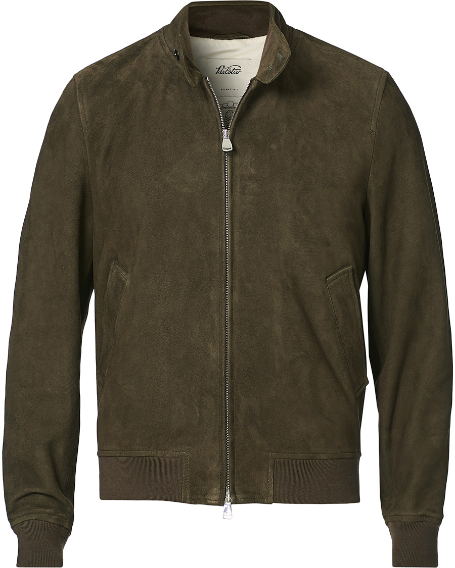 Herren | Jacken | Valstar | Suede Zip Blouson Muschio