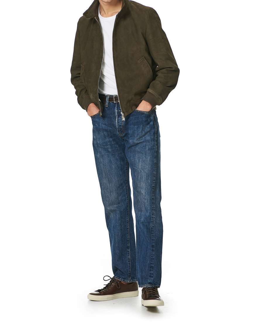 Herren | Jacken | Valstar | Suede Zip Blouson Muschio