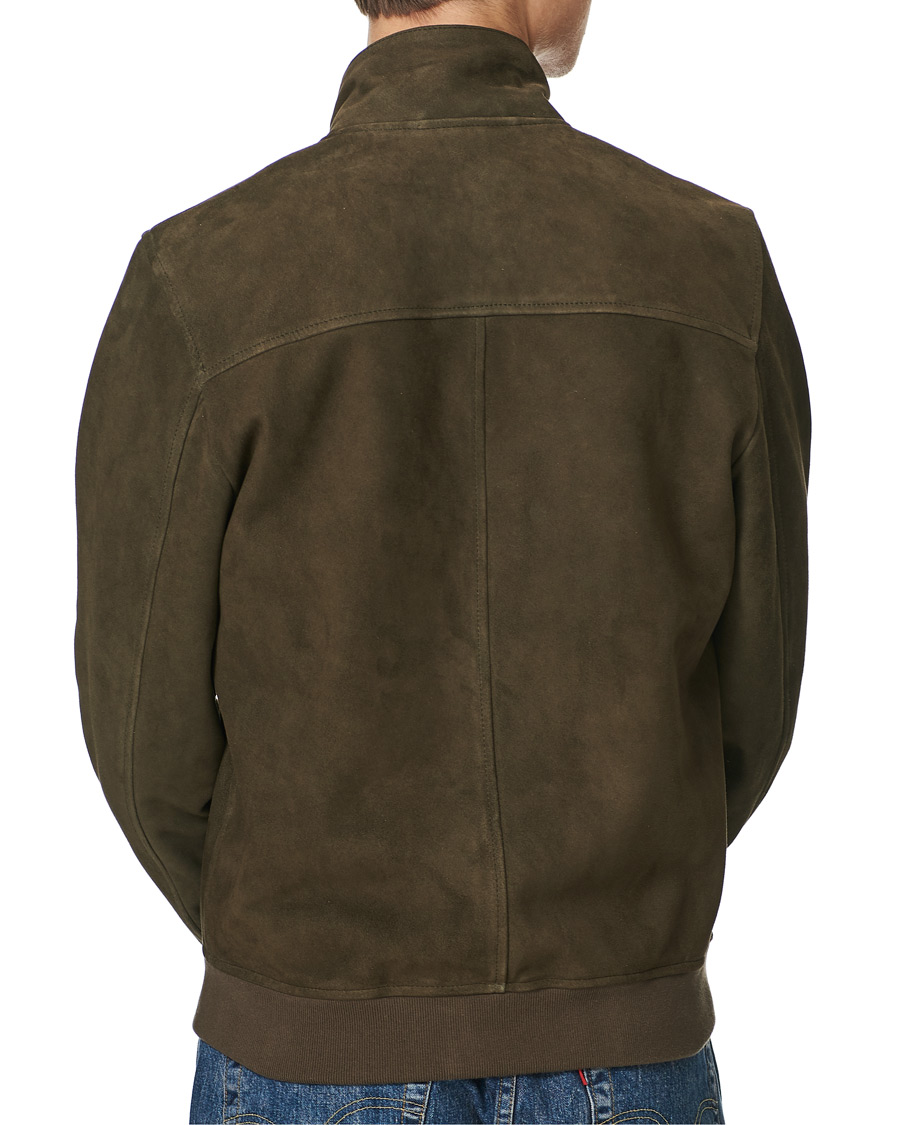 Herren | Jacken | Valstar | Suede Zip Blouson Muschio