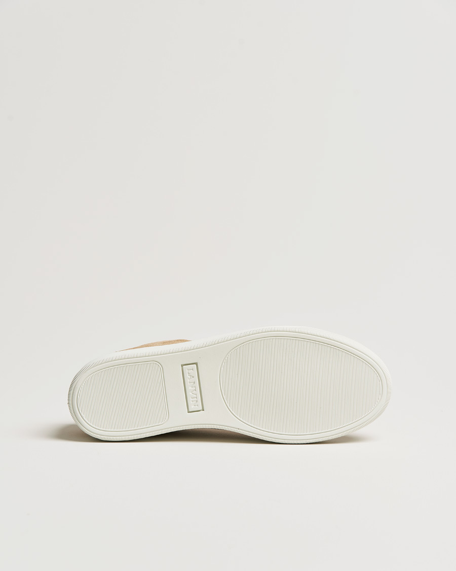 Herren | Lanvin Nappa Cap Toe Sneaker Beige | Lanvin | Nappa Cap Toe Sneaker Beige