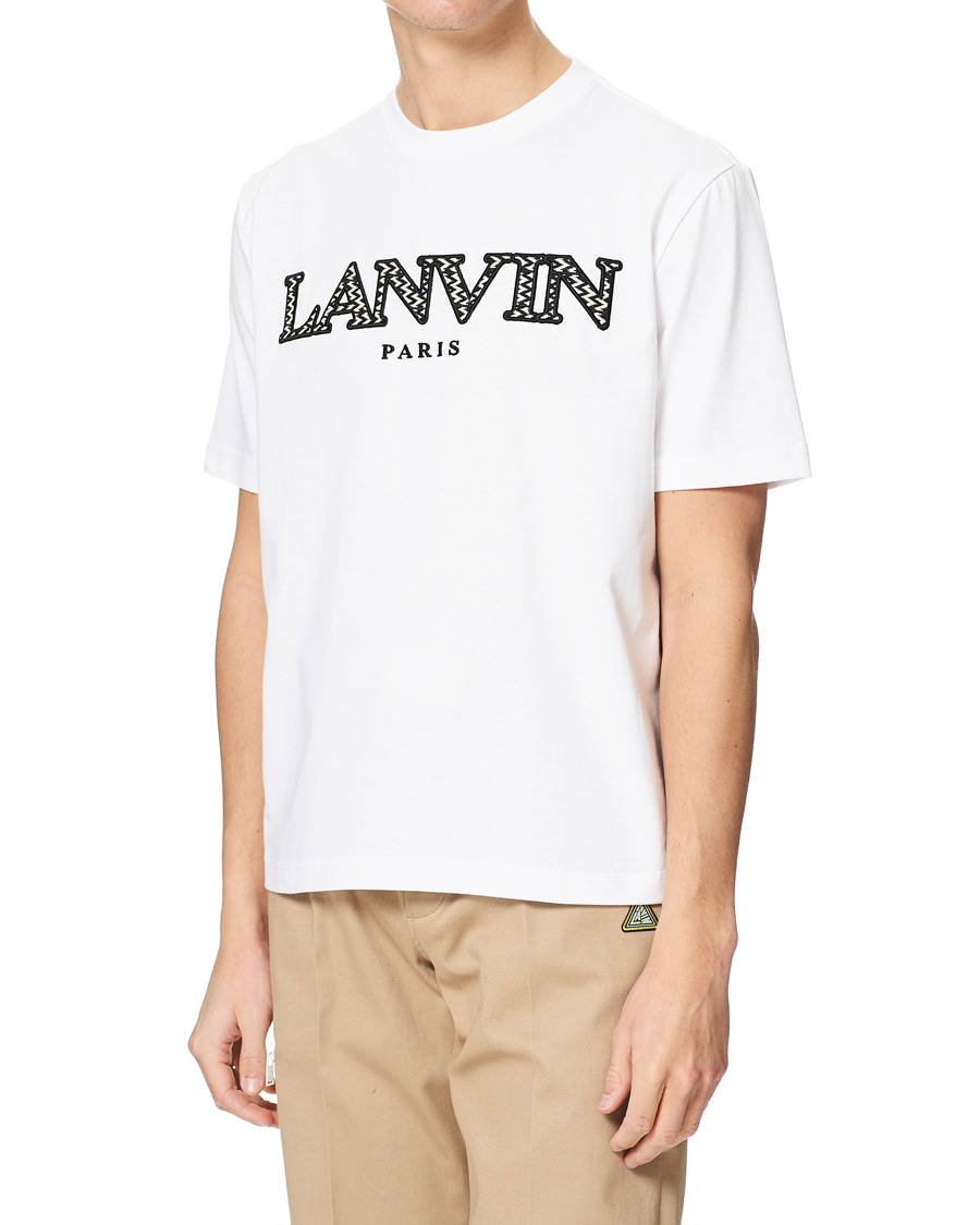 Herren | T-Shirts | Lanvin | Curb Logo T-Shirt Optic White