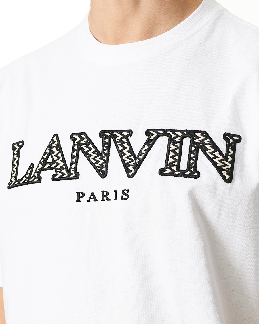 Herren | T-Shirts | Lanvin | Curb Logo T-Shirt Optic White