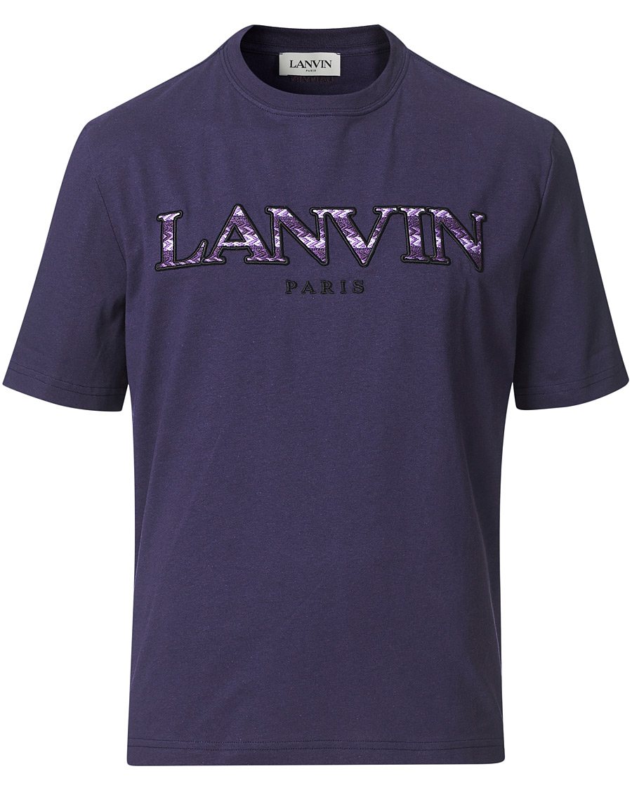 Herren | T-Shirts | Lanvin | Curb Logo T-Shirt Aged Purple