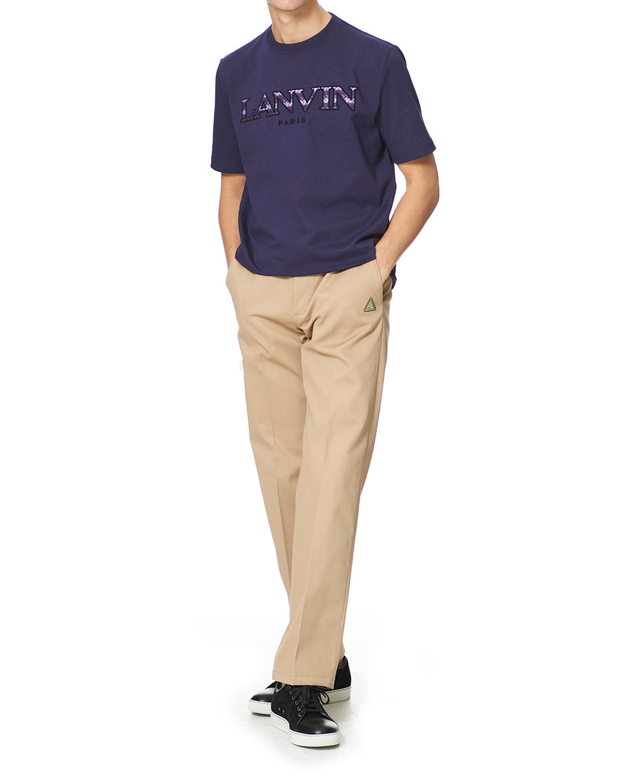 Herren | T-Shirts | Lanvin | Curb Logo T-Shirt Aged Purple