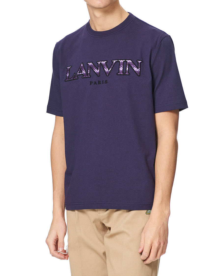Herren | T-Shirts | Lanvin | Curb Logo T-Shirt Aged Purple