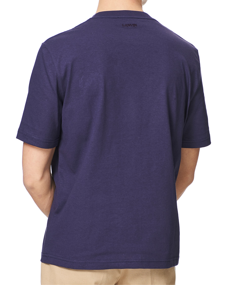 Herren | T-Shirts | Lanvin | Curb Logo T-Shirt Aged Purple