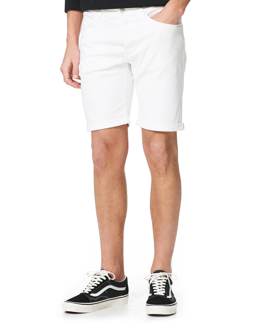 Herren | Shorts | Replay | RBJ901 Super Stretch Jeans Shorts White