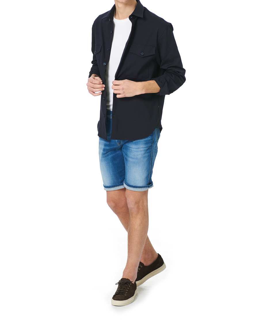 Herren | Shorts | Replay | Anbass Hyperflex Denim Shorts Medium Blue