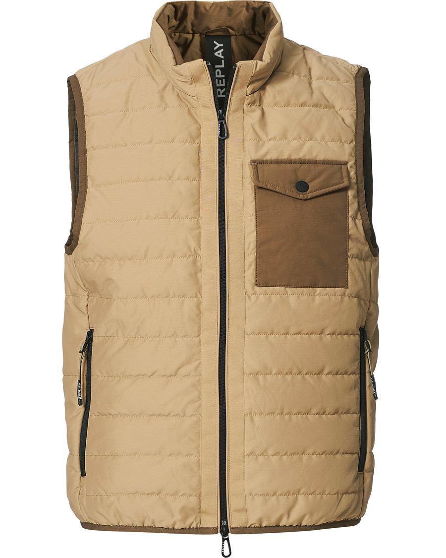 Herren | Jacken | Replay | Down Vest Khaki