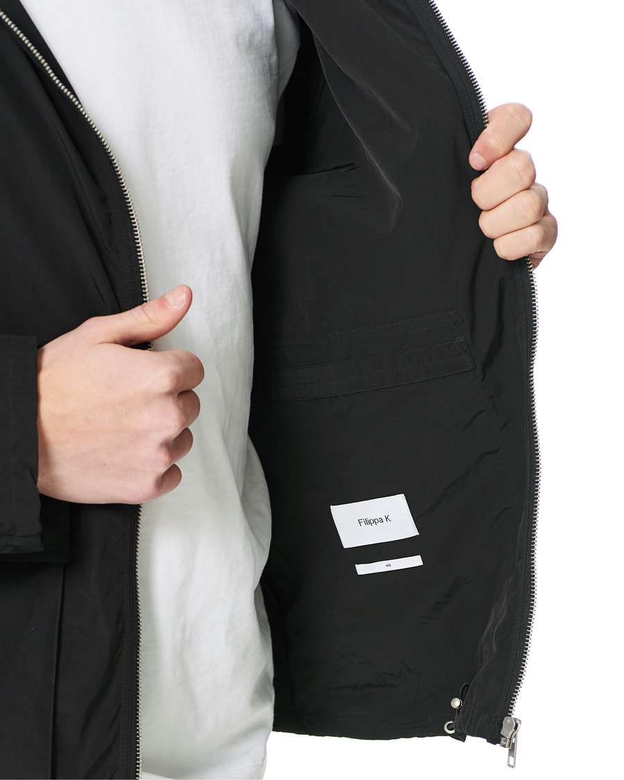 Herren | Jacken | Filippa K | Malmo Windbreaker Jacket Black
