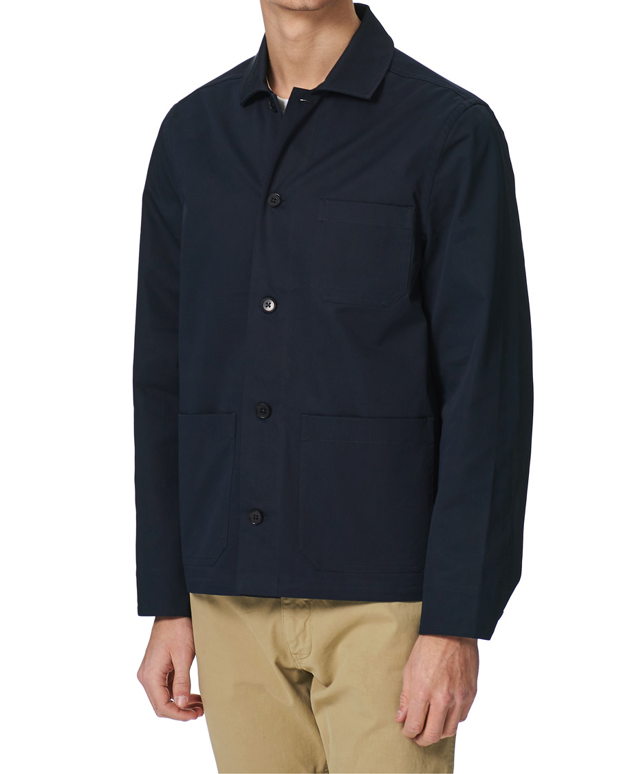 Herren | Hemden | Filippa K | Louis Cotton Jacket Navy