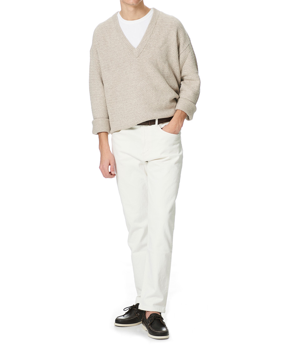 Herren | Pullover | Filippa K | Ash Sweater Beige Melange