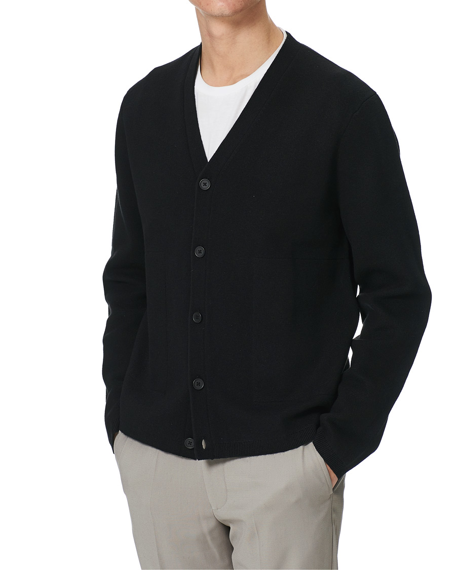 Herren | Pullover | Filippa K | Aaron Cardigan Black