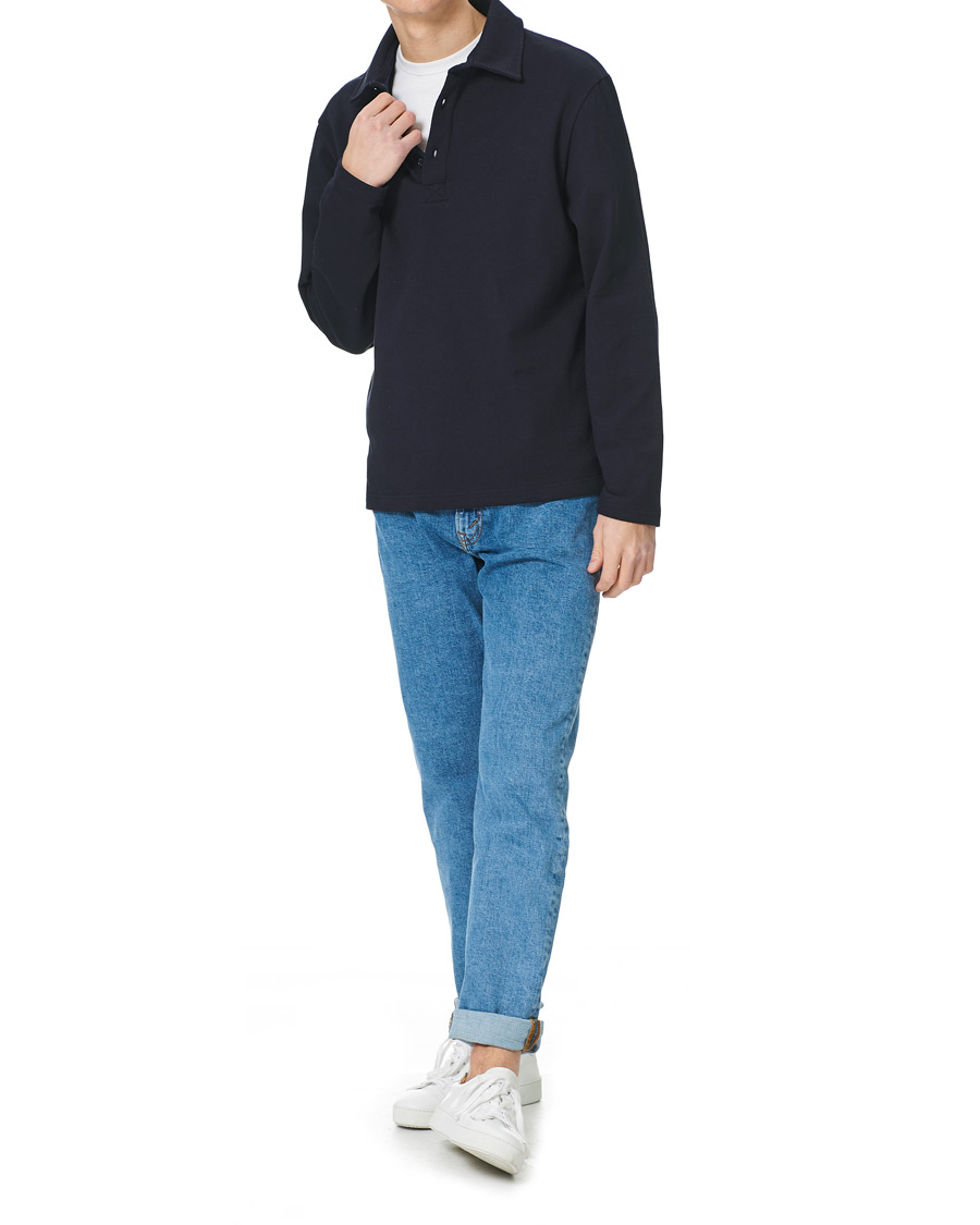 Herren | Pullover | Filippa K | Rugby Sweatshirt Navy