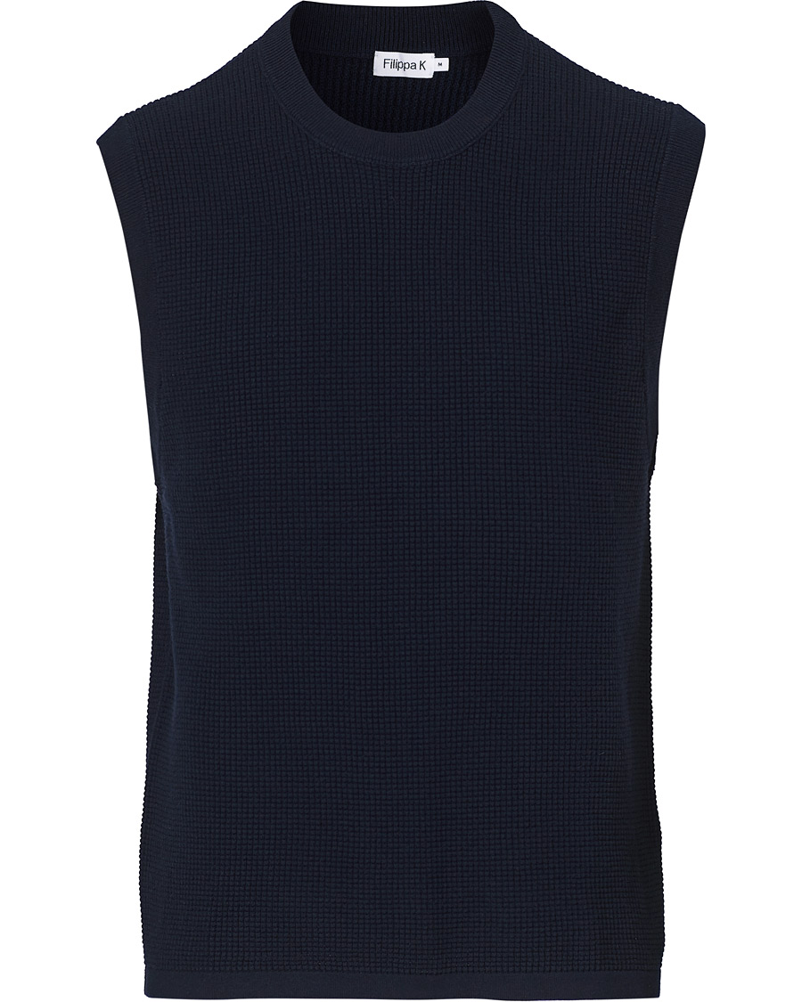 Herren | Pullover | Filippa K | Gerald Vest Navy