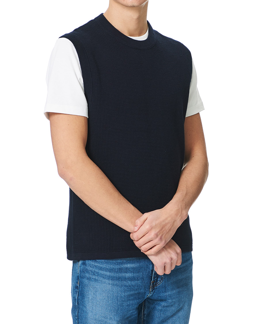 Herren | Pullover | Filippa K | Gerald Vest Navy