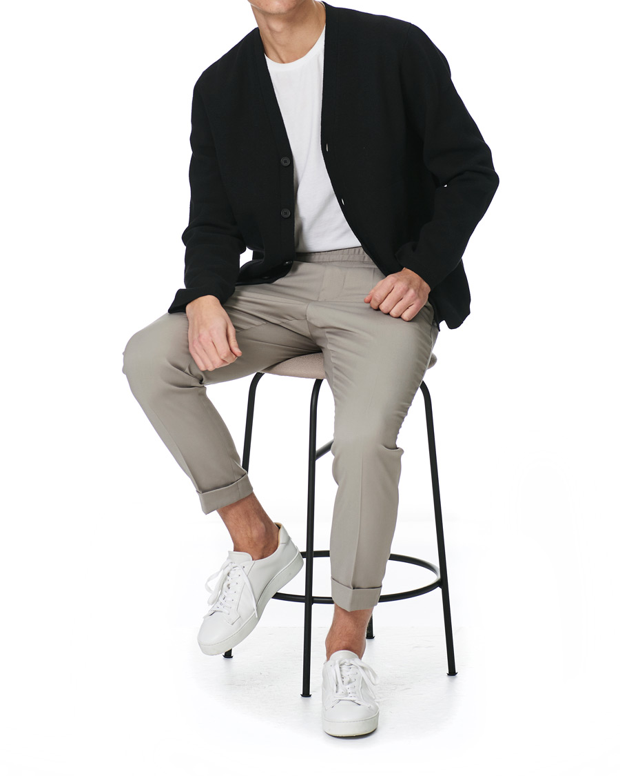 Herren | Hosen | Filippa K | Terry Cropped Trousers Light Taupe