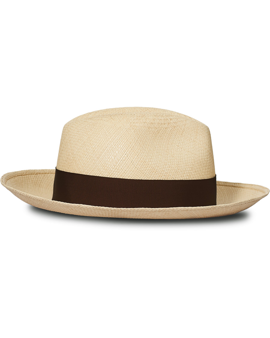 Herren | Borsalino Panama Quito With Large Brim Brown | Borsalino | Panama Quito With Large Brim Brown