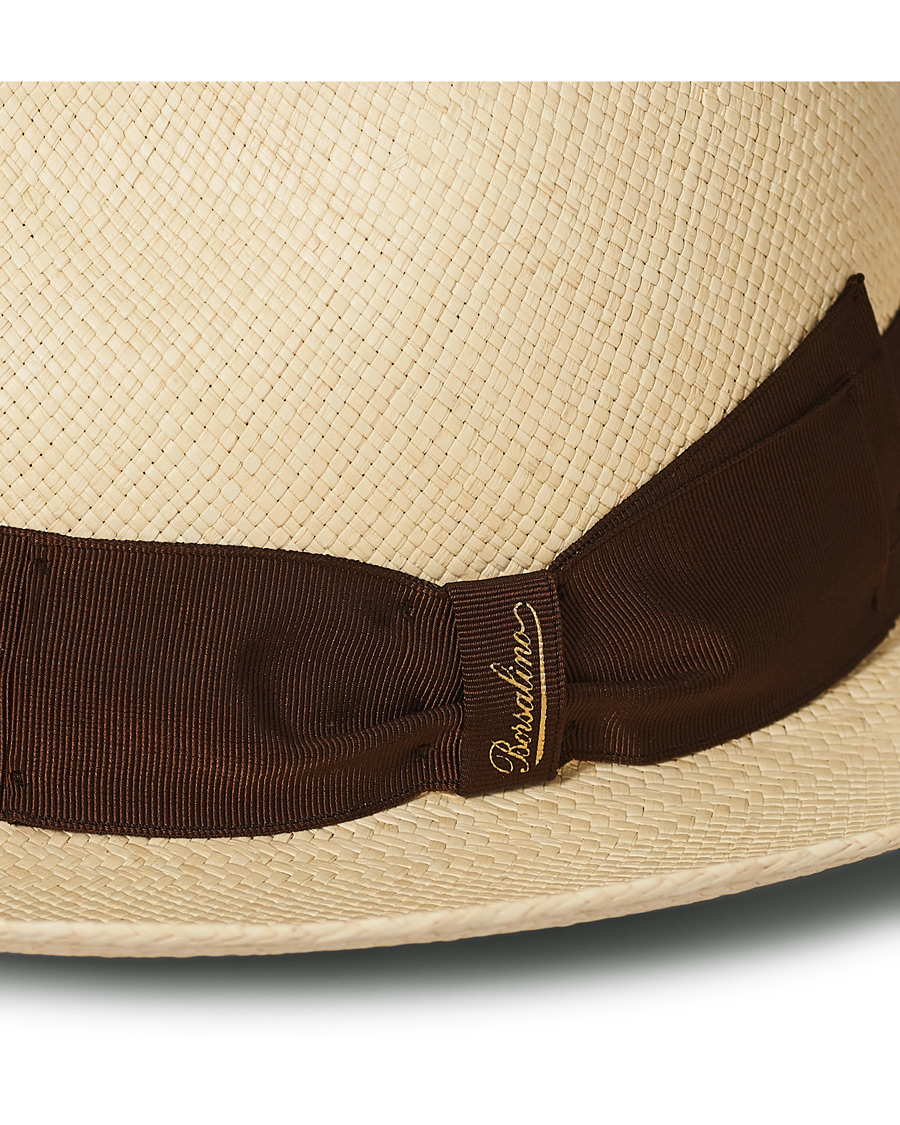 Herren | Borsalino Panama Quito With Large Brim Brown | Borsalino | Panama Quito With Large Brim Brown