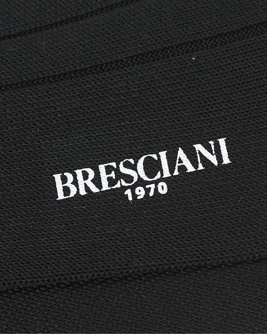 Herren | Unterwäsche | Bresciani | Wide Ribbed Cotton Socks Black