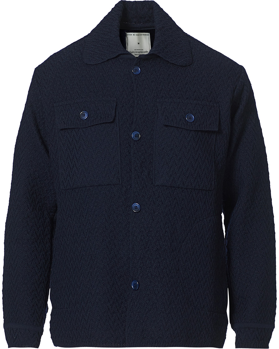 Herren | Hemden | Eton | Dale of Norway Overshirt Navy