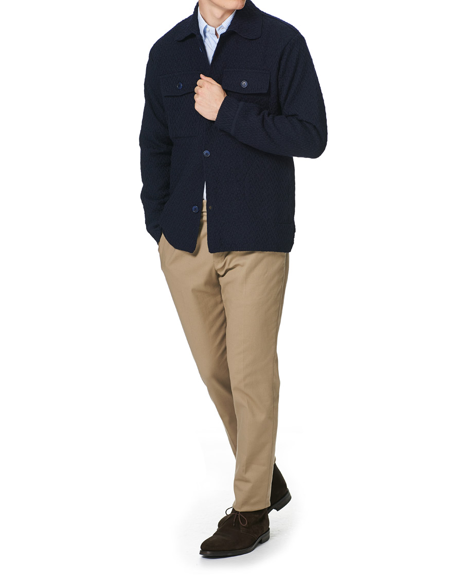 Herren | Hemden | Eton | Dale of Norway Overshirt Navy