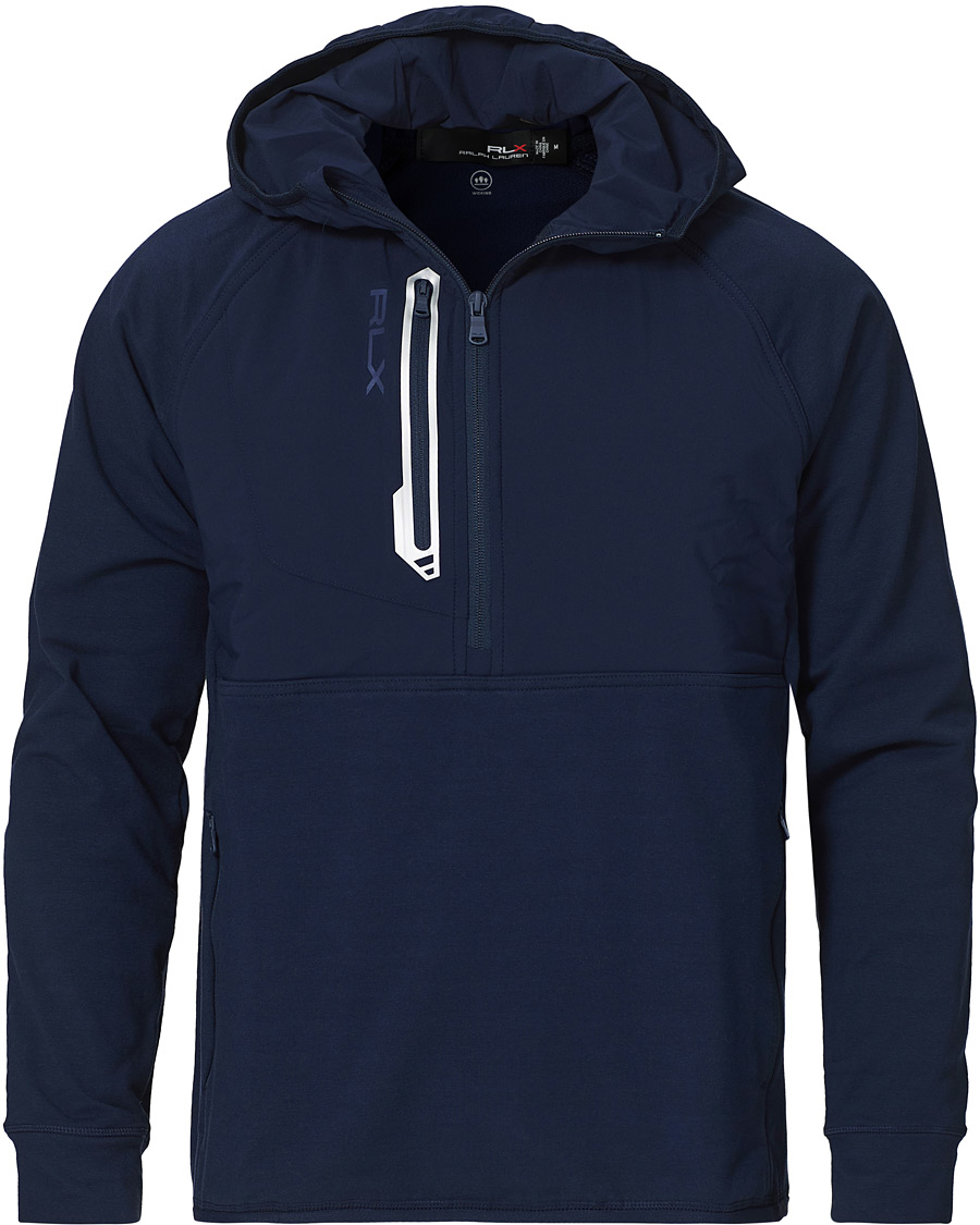 Herren | Pullover | RLX Ralph Lauren | Tech Jersey Half Zip Hoodie French Navy