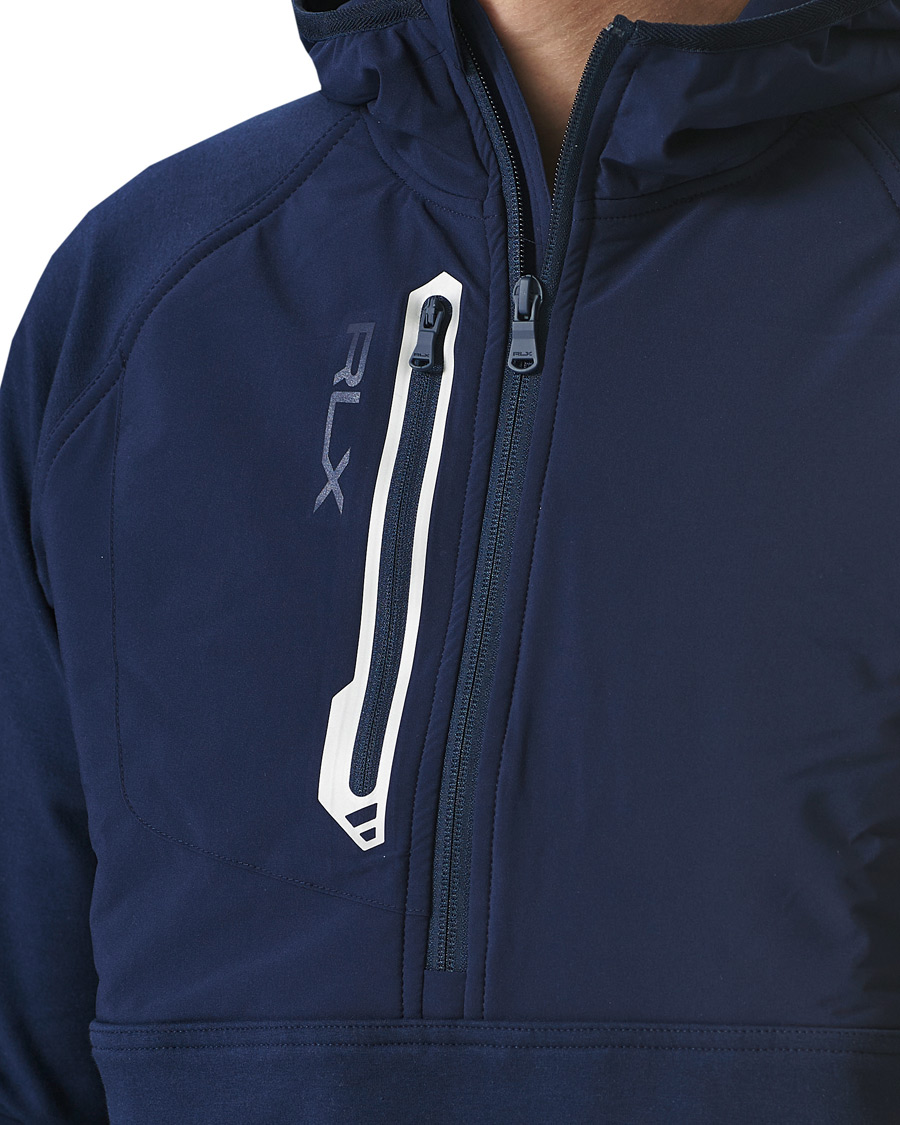 Herren | Pullover | RLX Ralph Lauren | Tech Jersey Half Zip Hoodie French Navy