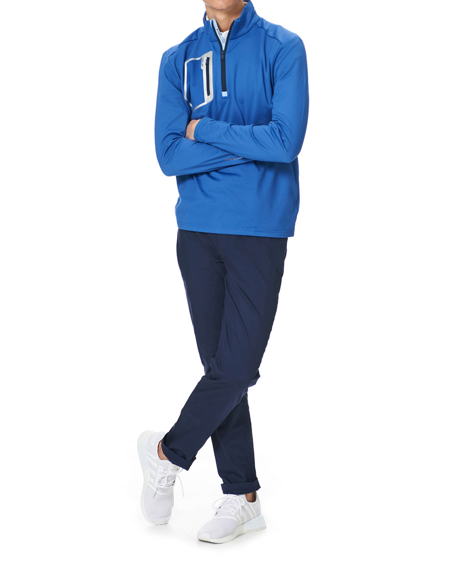 Herren | Pullover | RLX Ralph Lauren | Luxury Jersey Half Zip Liberty Blue
