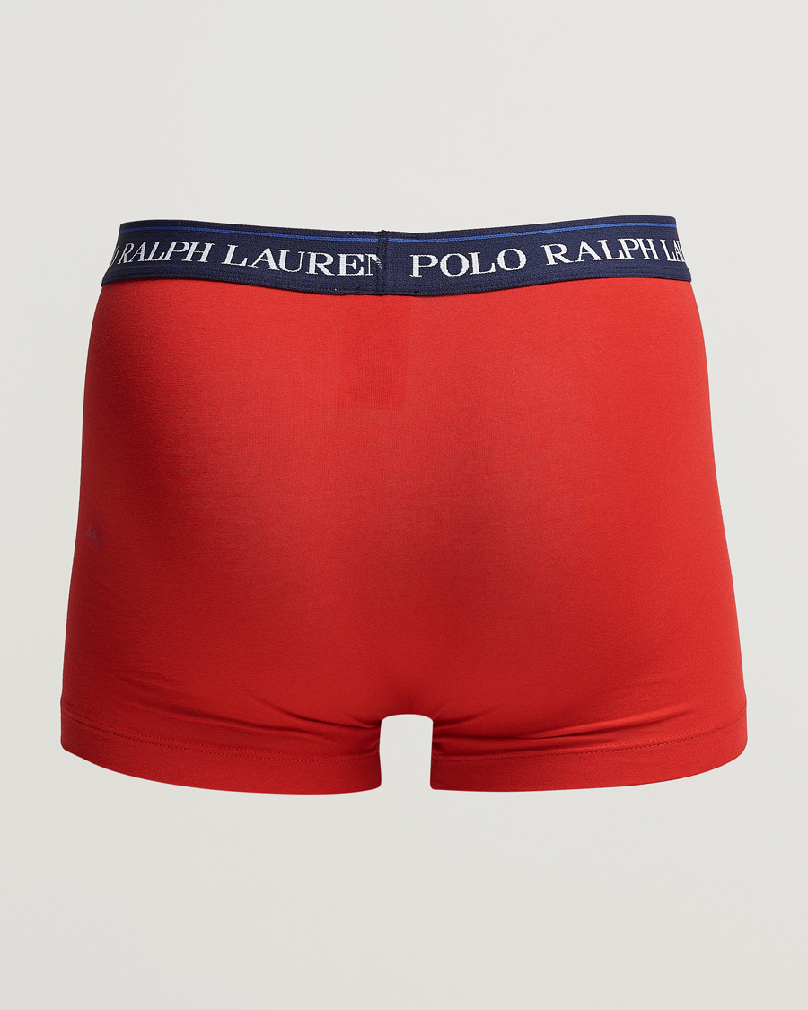 Men | Underwear | Polo Ralph Lauren | 3-Pack Trunk Blue/Navy/Red