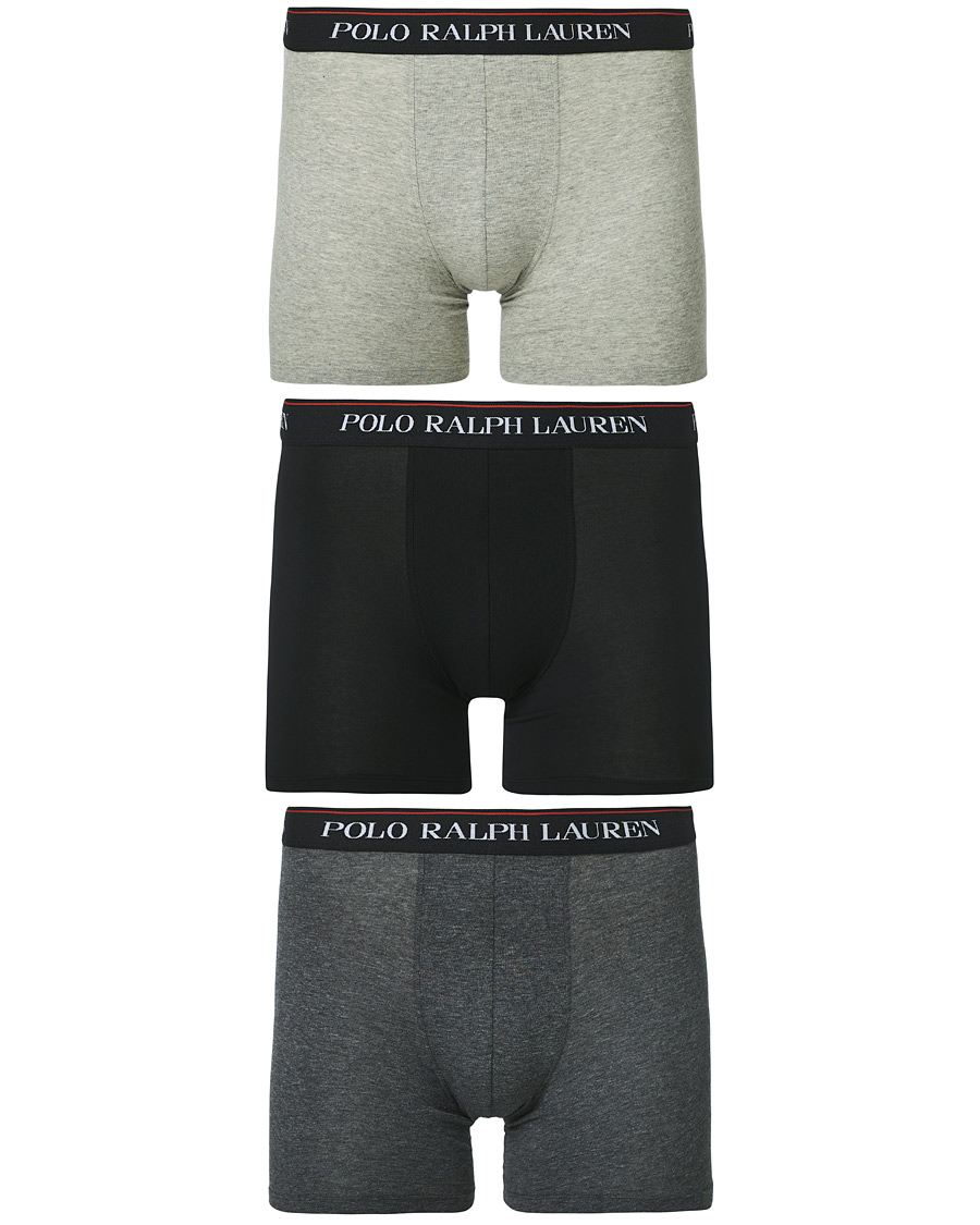 Herren | Unterwäsche | Polo Ralph Lauren | 3-Pack Boxer Brief Light Grey/Grey/Dark Grey