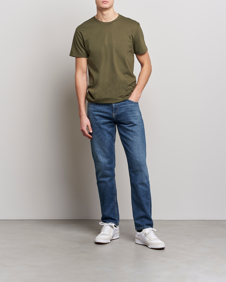 Herren | T-Shirts | Polo Ralph Lauren | 3-Pack Crew Neck T-Shirt Olive/Green/Dark Green