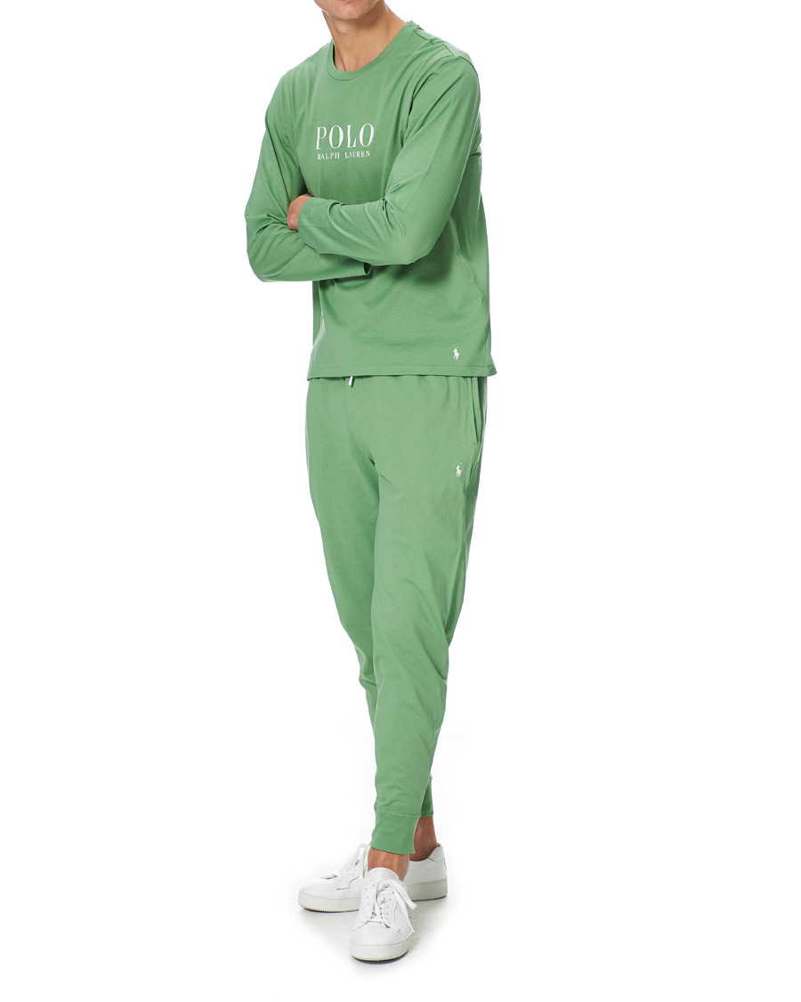 Herren | T-Shirts | Polo Ralph Lauren | Liquid Cotton Long Sleeve Tee Outback Green