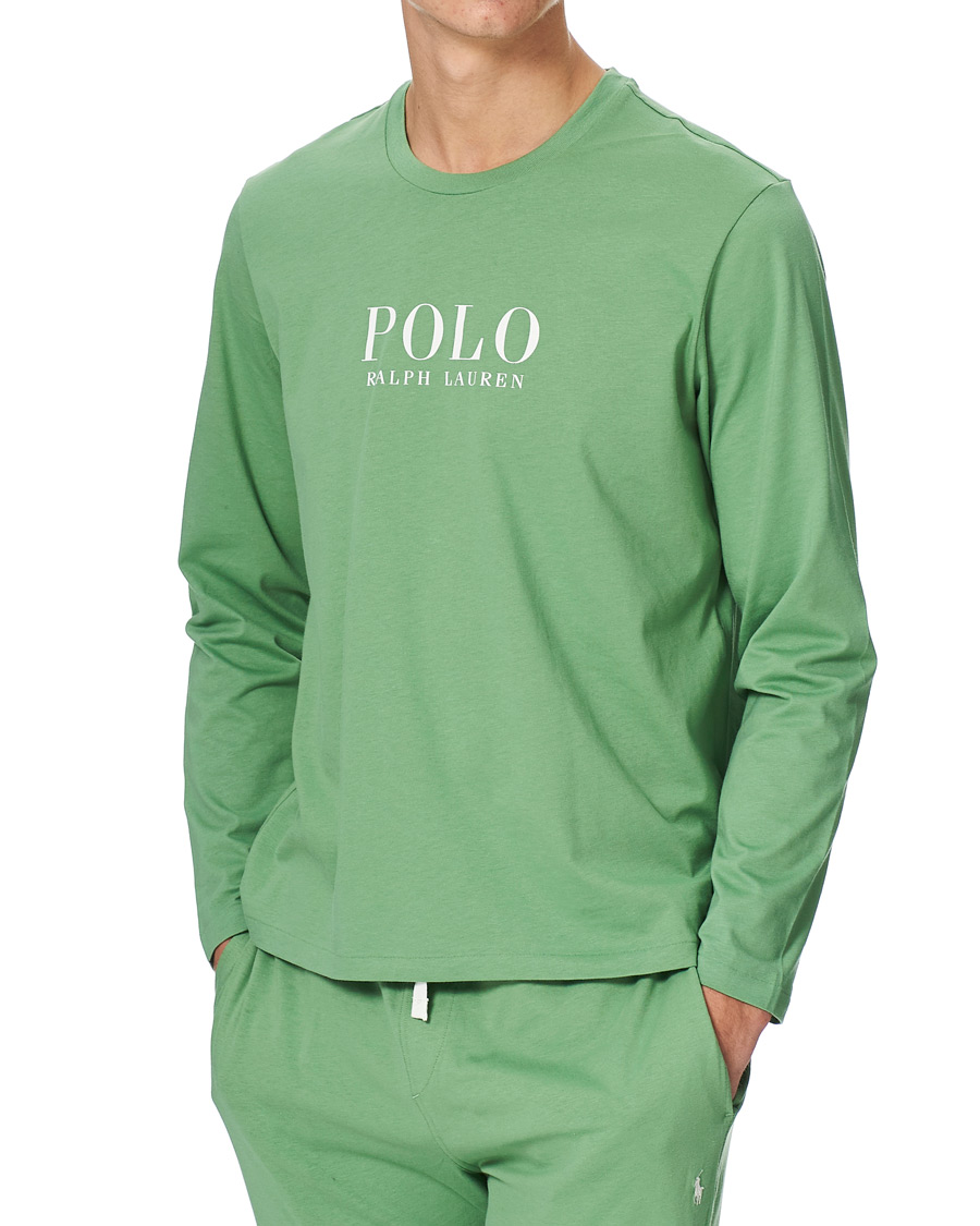 Herren | T-Shirts | Polo Ralph Lauren | Liquid Cotton Long Sleeve Tee Outback Green