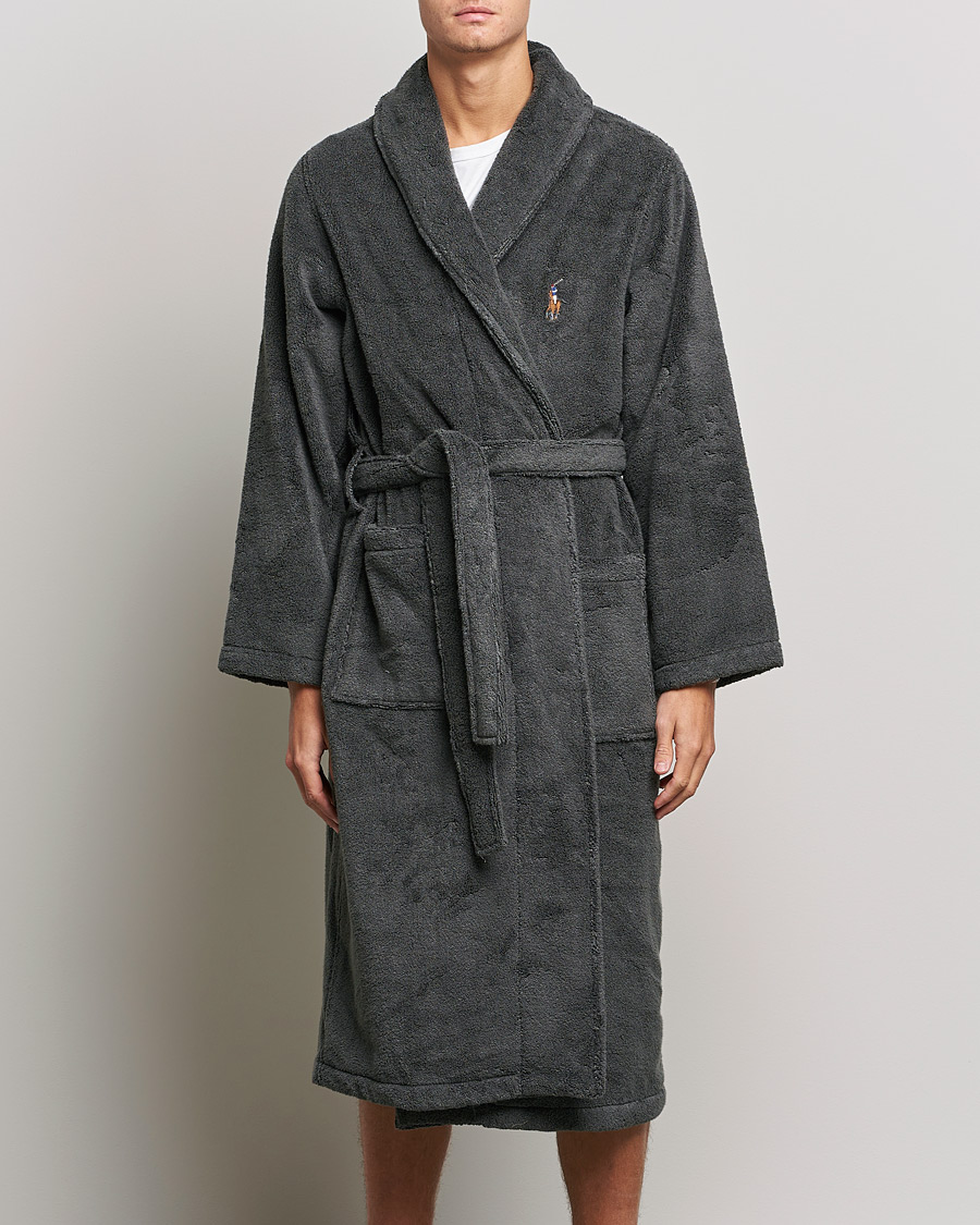Herren | Schlafanzüge & Bademäntel | Polo Ralph Lauren | Cotton Terry Robe Dark Slate